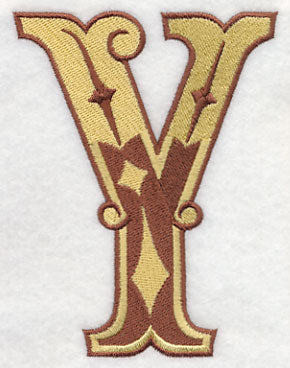 Western Letter Y (5 inch)