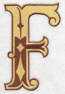 Western Letter F (5 inch)