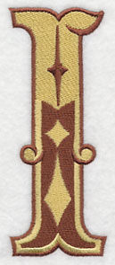 Western Letter I (5 inch)