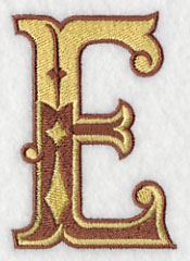 Western Letter E (5 inch)