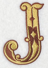 Western Letter J (5 inch)