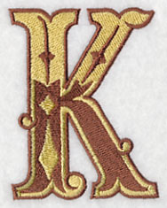 Western Letter K (5 inch)