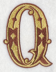Western Letter Q (5 inch)