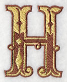 Western Letter H (5 inch)