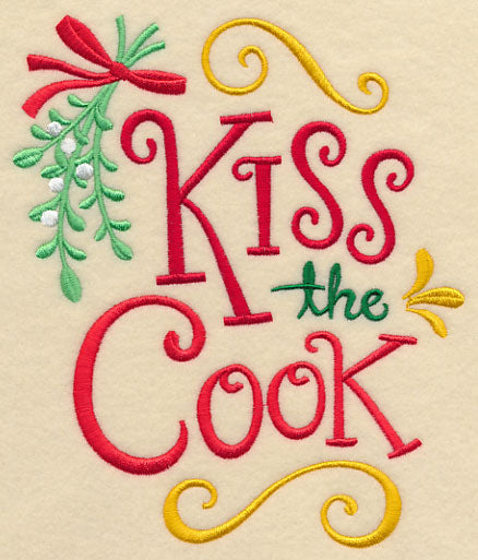 Kiss the Cook Mistletoe