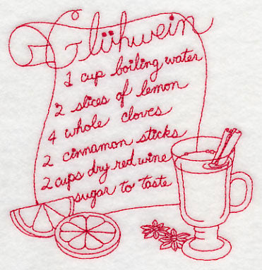 Gluhwein (Redwork)
