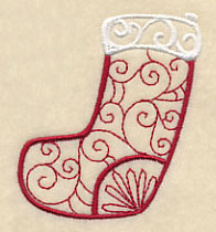 Delicate Christmas Stocking