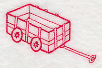 Santa's Toy Shop Wagon (Vintage)