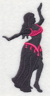 Belly Dance Silhouette 3