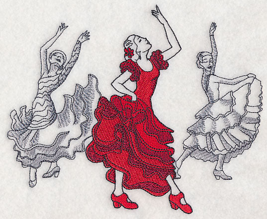 Flamenco Fashion Plate