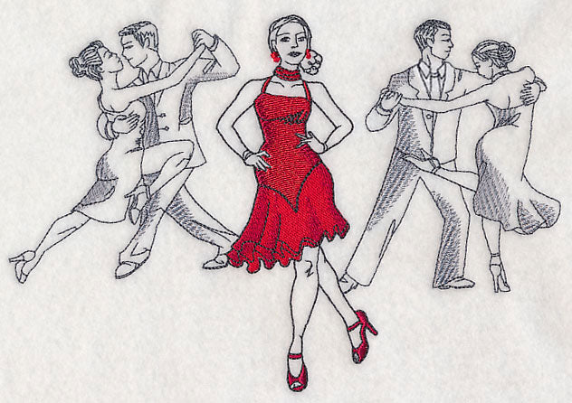 Latin Dance Fashion Plate