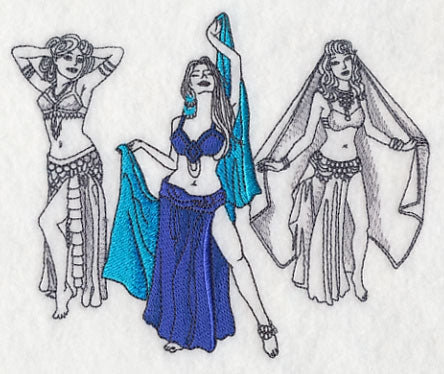 Belly Dance Fashion Plate