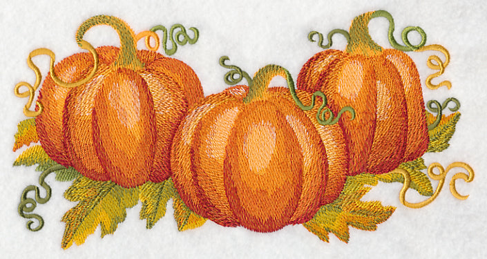 Pumpkin Patch in Watercolor