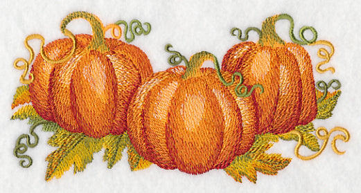 Pumpkin Patch in Watercolor