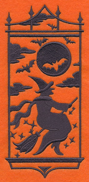 Witch Silhouette Panel
