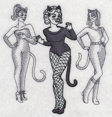 Black Cat Costume Fashion Plate