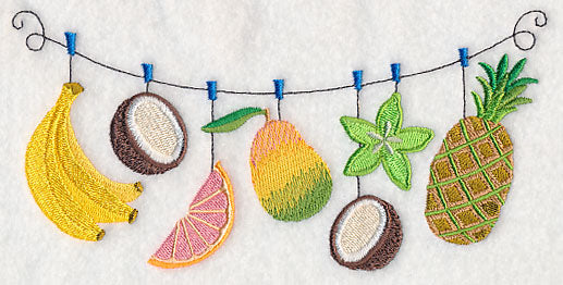 Tropical Fruit Clothesline