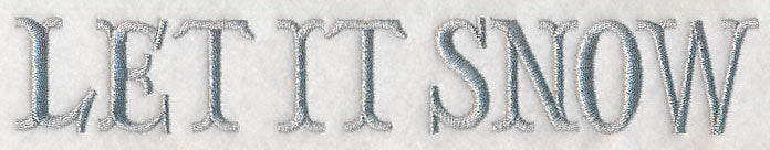 Shimmering Let It Snow