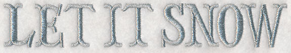 Shimmering Let It Snow