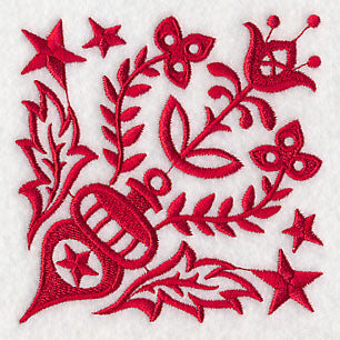 Scandinavian Christmas Ornament Corner