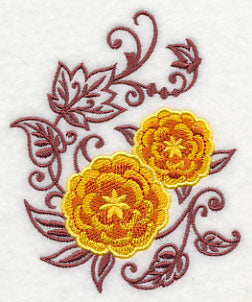 Marigolds Echo in Bloom