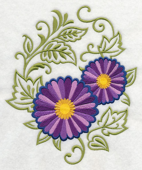 Asters Echo in Bloom