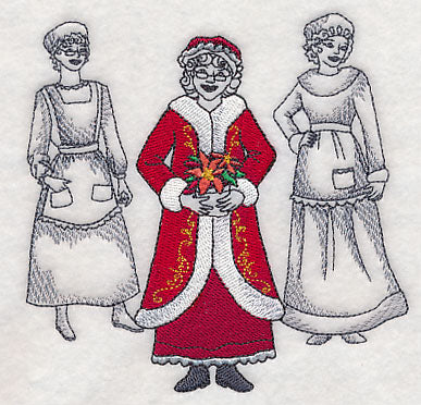 Mrs. Claus Fashion Plate