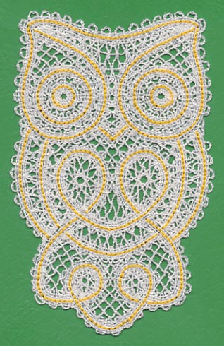 Owl (Battenburg Lace)