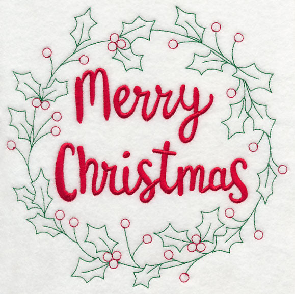 Merry Christmas Wreath