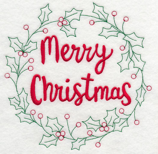 Merry Christmas Wreath