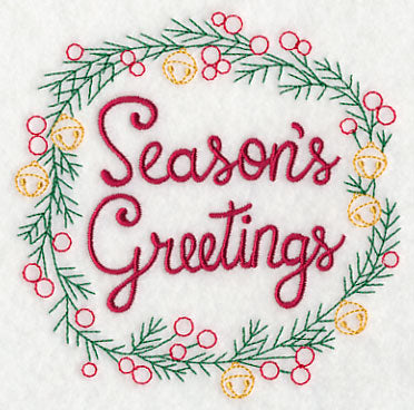 Season's Greetings Wreath