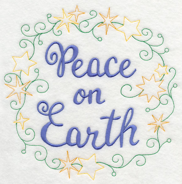 Peace on Earth Wreath