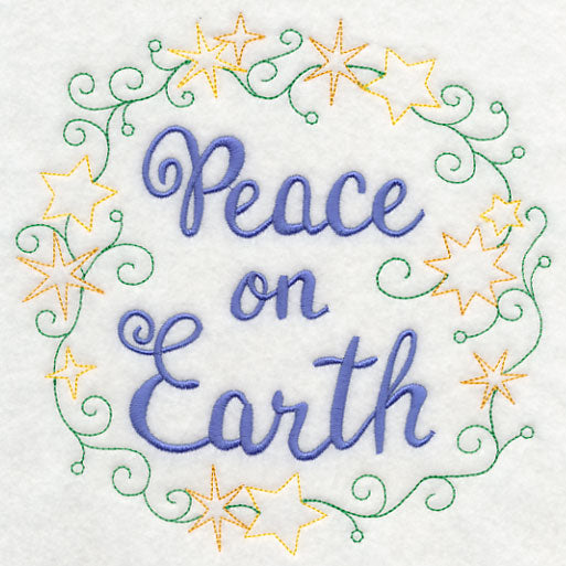 Peace on Earth Wreath