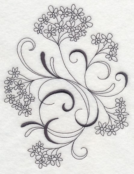 Inky Queen Anne's Lace