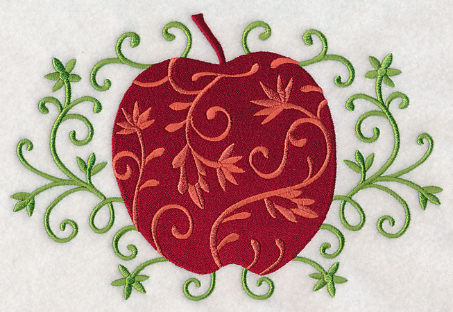 Elegant Filigree Apple