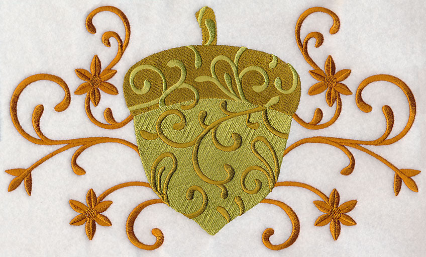 Elegant Filigree Acorn