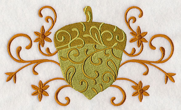 Elegant Filigree Acorn