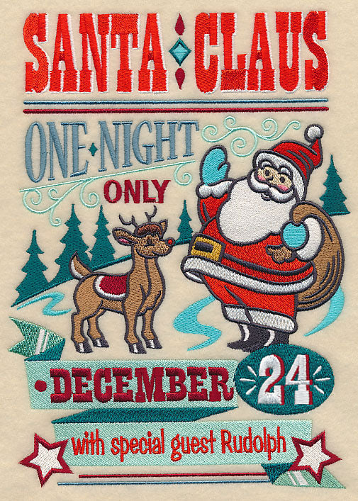 Santa Show Poster (Christmas Eve)