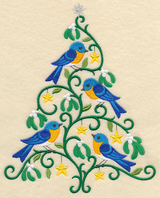 O Christmas Tweet - Bluebirds