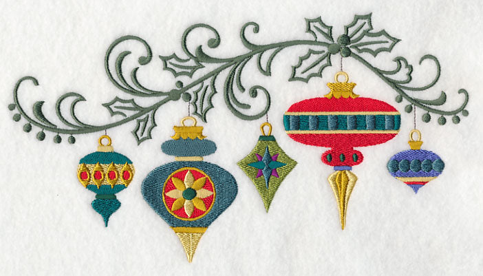 Christmas Ornament Filigree Spray