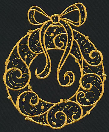 Filigree Wreath (Goldwork)