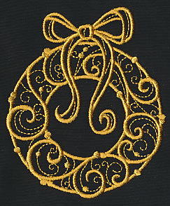 Filigree Wreath (Goldwork)