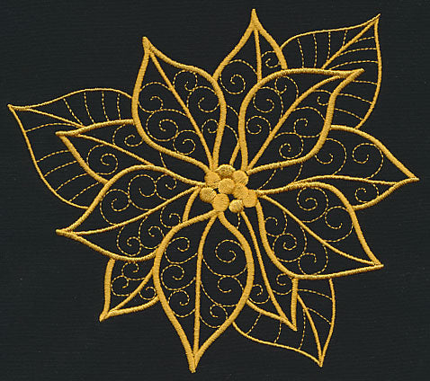 Filigree Poinsettia (Goldwork)