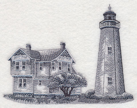 Old Point Comfort Lighthouse Sketch (Virginia)