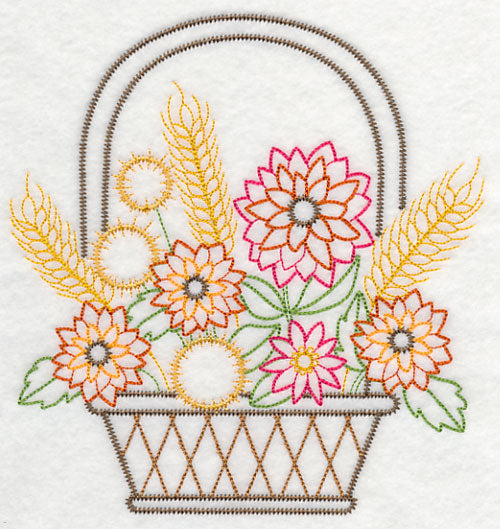 Autumn Beauty Basket (Vintage)