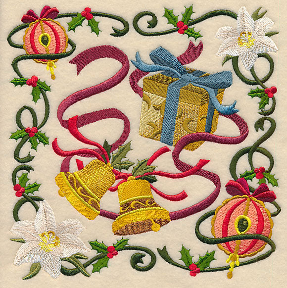 Victorian Christmas Bells Collage