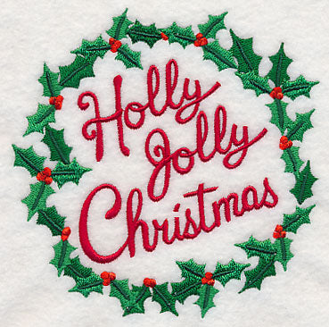 Holly Jolly Christmas Wreath