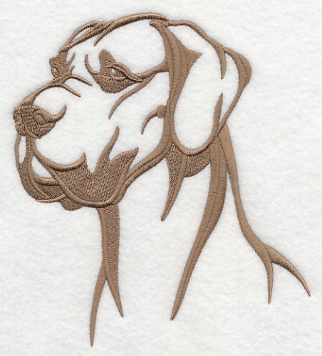 Great Dane Silhouette (Full Ears)