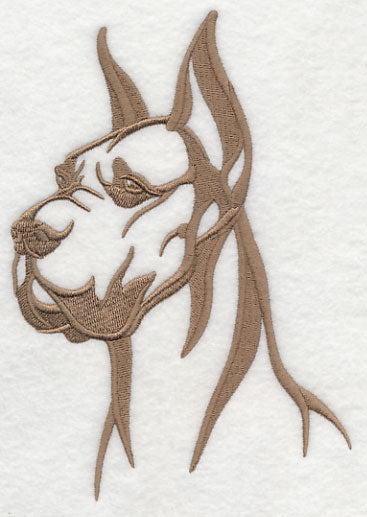 Great Dane Silhouette (Cropped Ears)