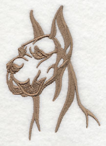 Great Dane Silhouette (Cropped Ears)